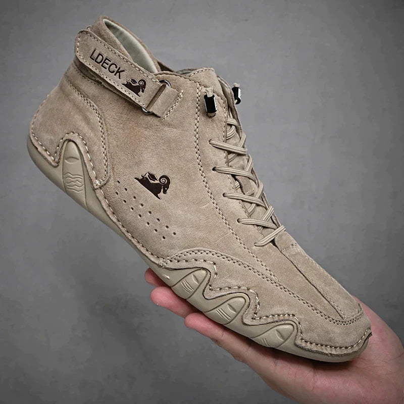 Mathew - Ultra-bequemer, rutschfester Barfußschuh aus echtem Leder (Unisex)