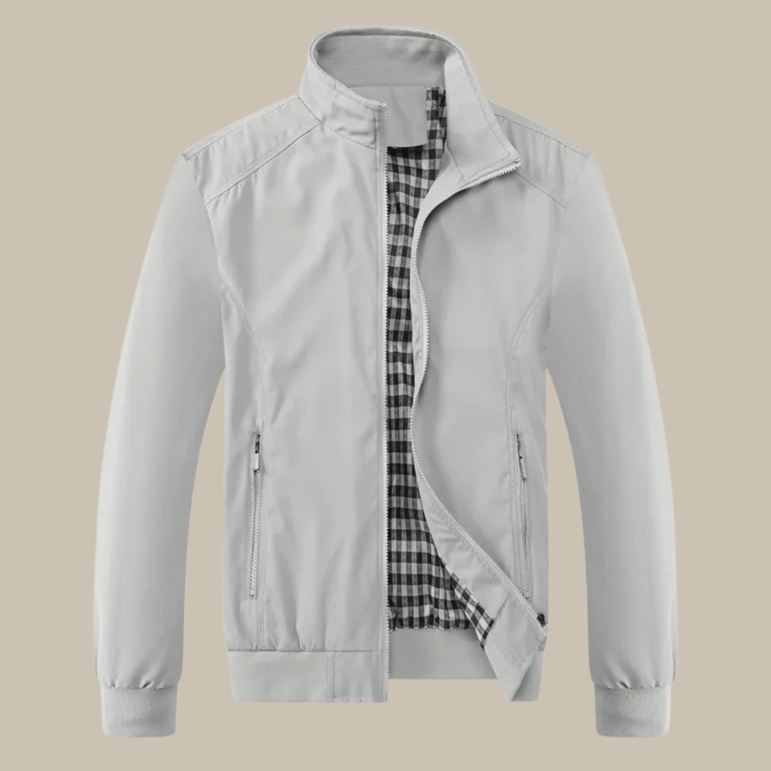 Zachary - Sommerjacke Lässiger Windbreaker mit Kragen für Männer
