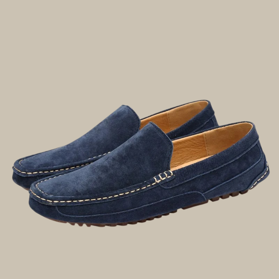 Josh - Stilvolle, bequeme Wildleder-Loafers für Herren