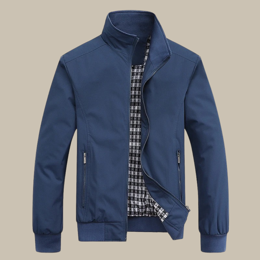 Zachary - Sommerjacke Lässiger Windbreaker mit Kragen für Männer