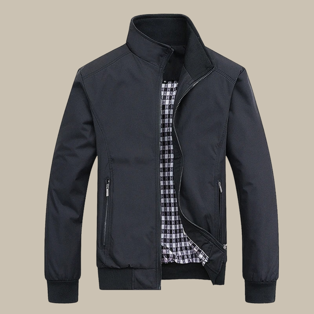 Zachary - Sommerjacke Lässiger Windbreaker mit Kragen für Männer