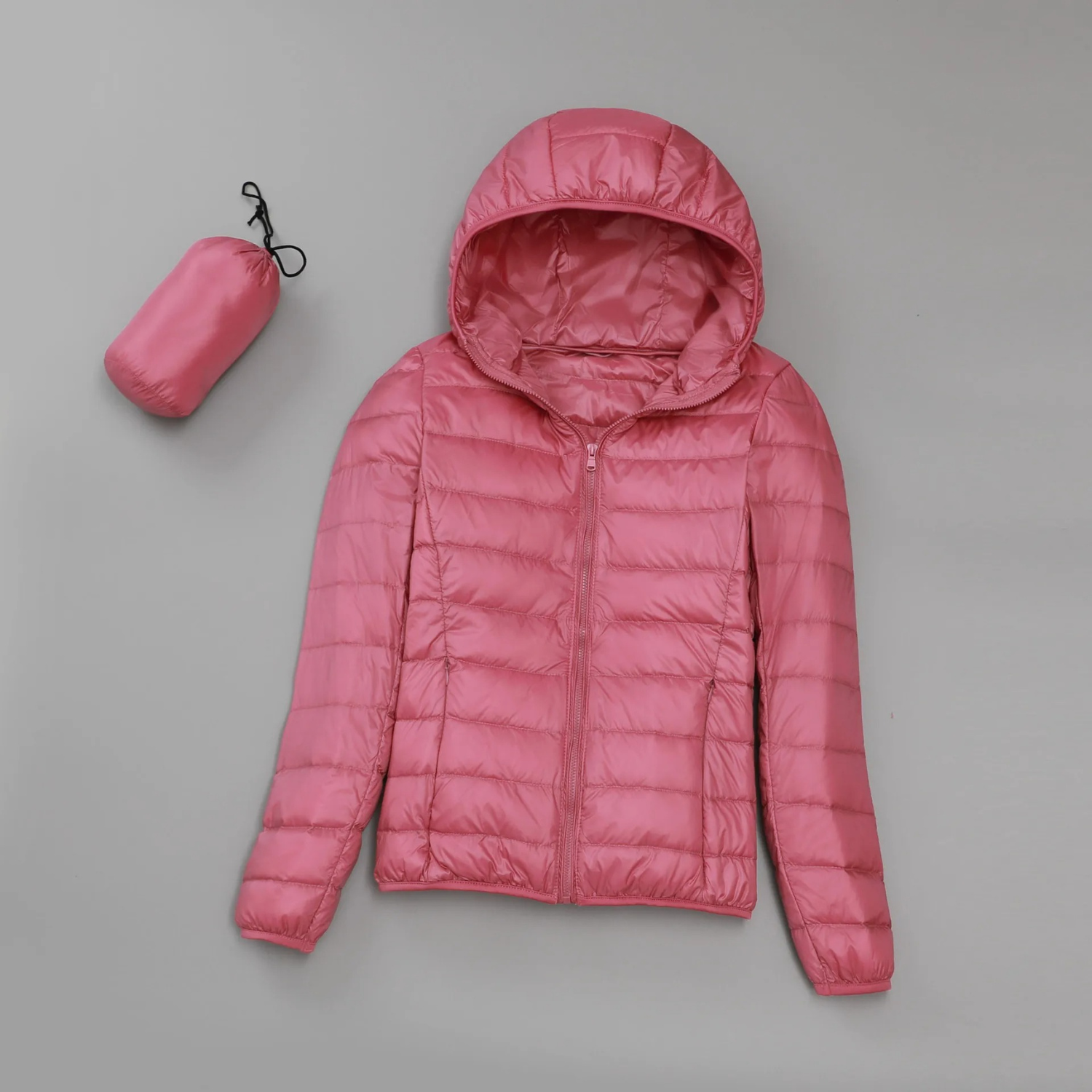 Pufferjacke - Leichte Daunenjacke mit Kapuze für Frauen