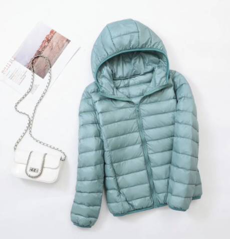 Pufferjacke - Leichte Daunenjacke mit Kapuze für Frauen