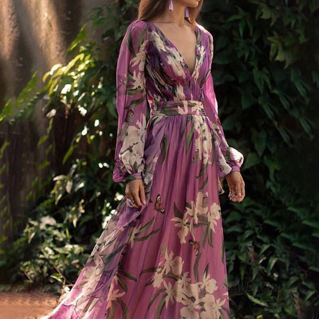 Selene - Hochwertige Elegantes Maxikleid Mode für Frauen