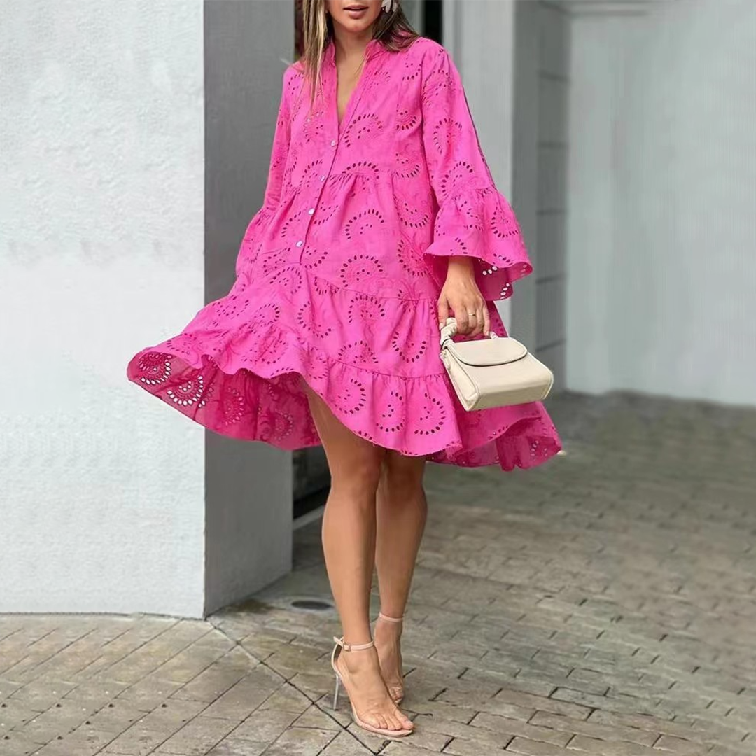 Selene | Sommerkleid mit Luftigem Stoff und Verspieltlichem Design für Frauen