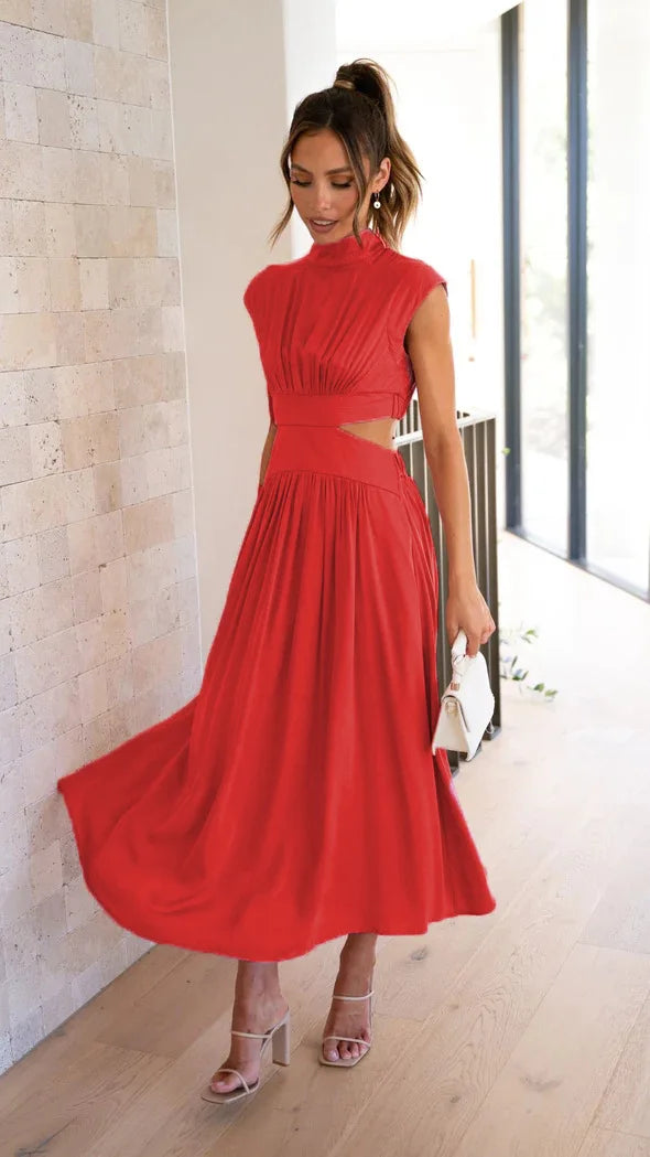 Emmeline - Plissiertes Maxikleid für Frauen