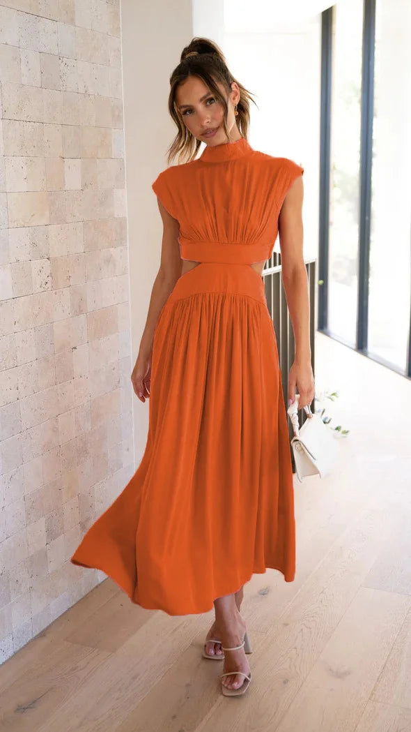 Emmeline - Plissiertes Maxikleid für Frauen