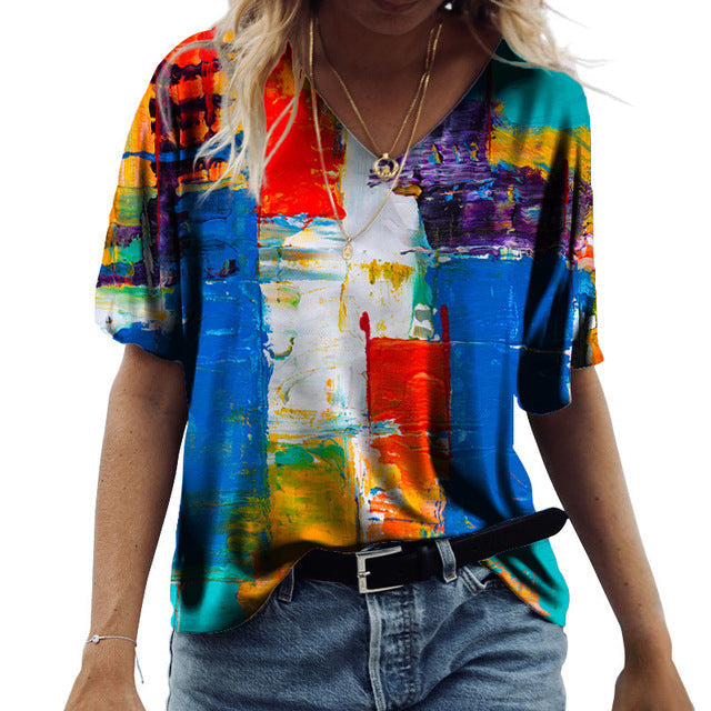 Brielle - Schmeichelhaftes T-Shirt mit Stretch-Stoff