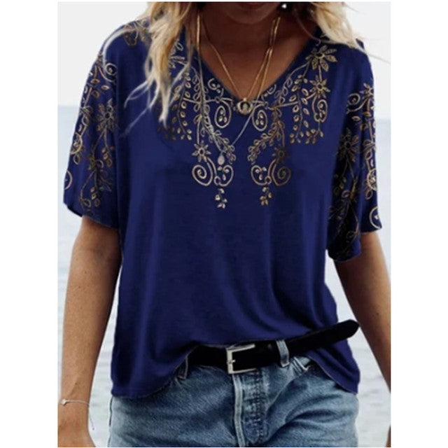 Brielle - Schmeichelhaftes T-Shirt mit Stretch-Stoff