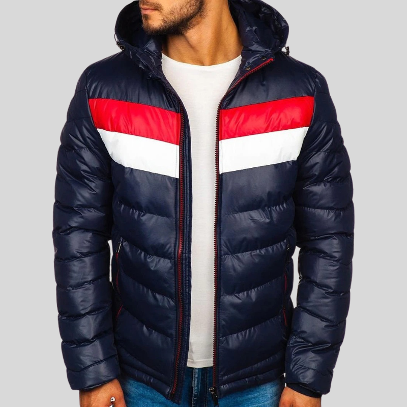 Luca | Steppjacke mit Modischem Design und Wetterfester Außenschale für Herren