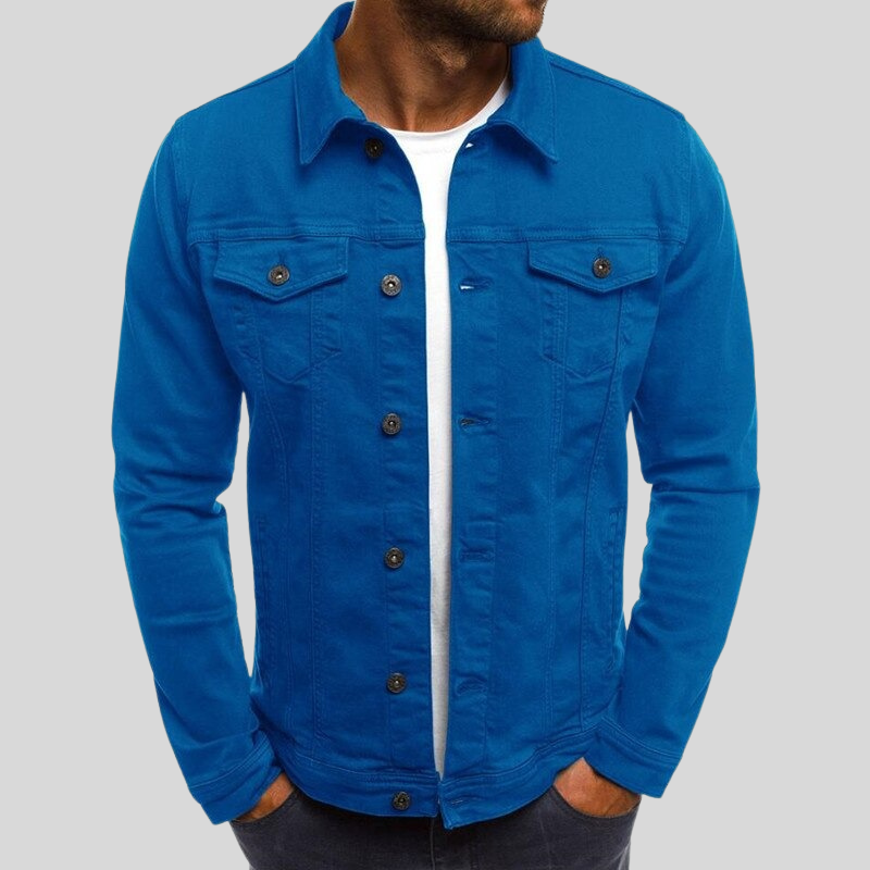 Rodney - Elegante Jeansjacke mit Brusttaschen
