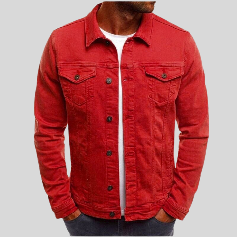 Rodney - Elegante Jeansjacke mit Brusttaschen
