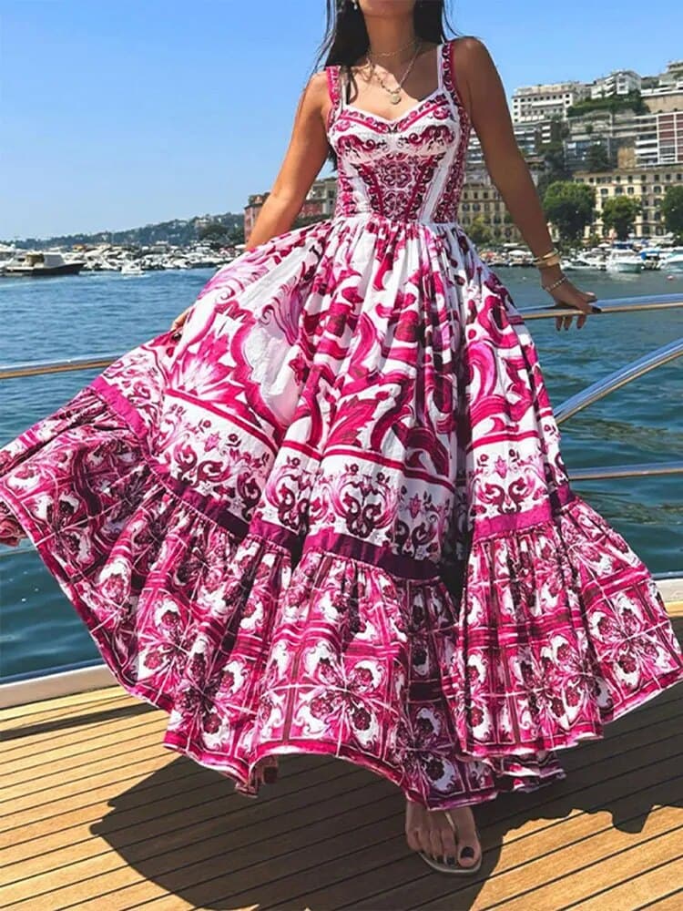 Sienna | Maxikleid mit Fließendem Rock und Eleganter Silhouette für Frauen