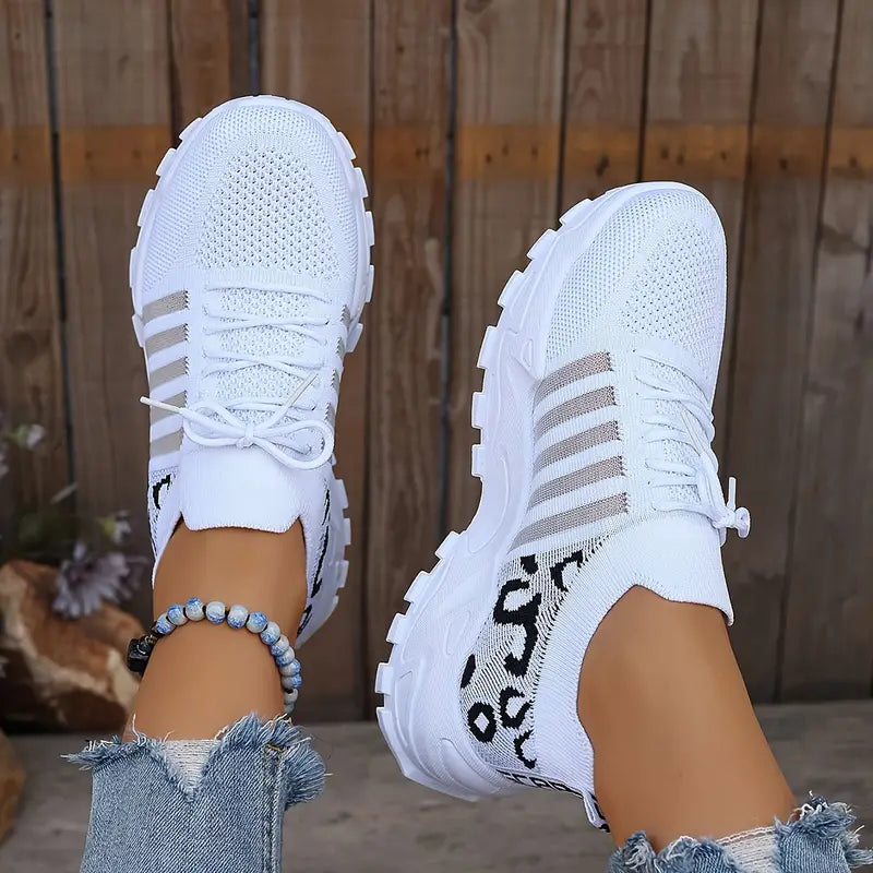 Leonie | Bequeme Laufschuhe mit Leopardenmuster