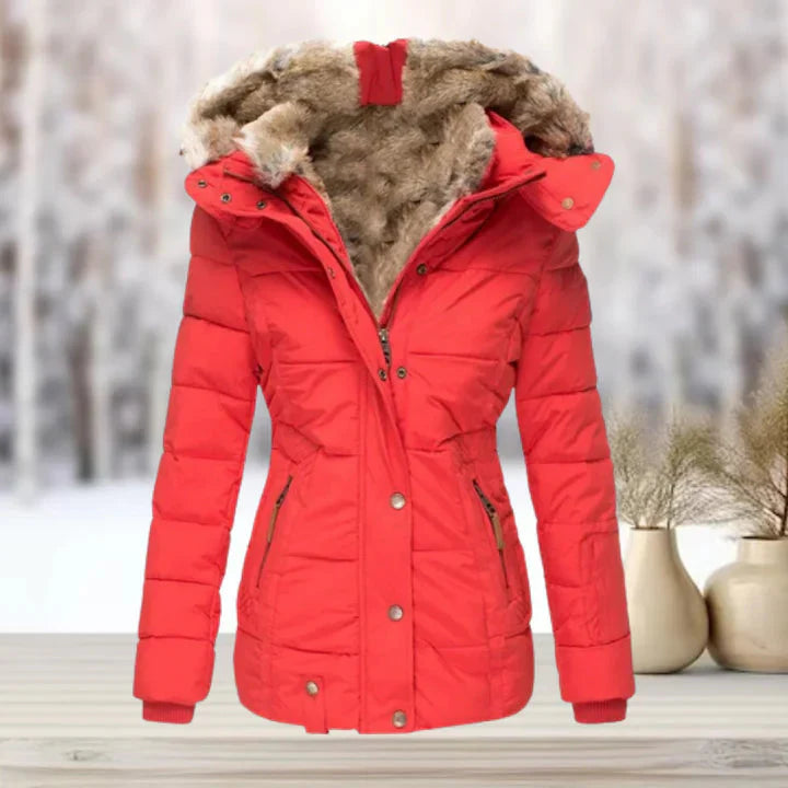 Winterjacke | Pelz | Kapuze | Pufferjacke | Damenjacke