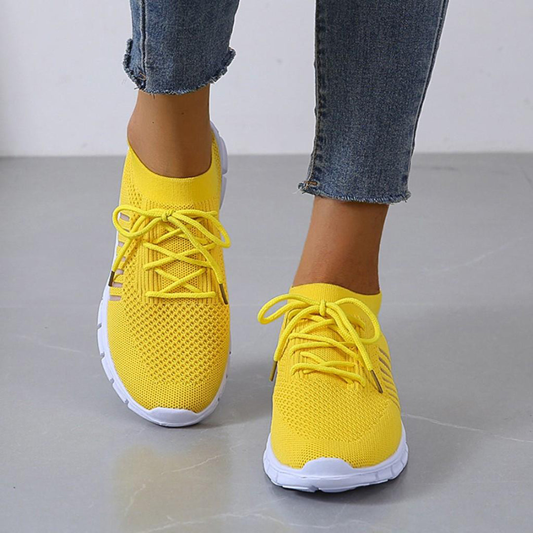Livia | Turnschuhe mit Atmungsaktivem Obermaterial und Orthopädischen Sohlen für Damen