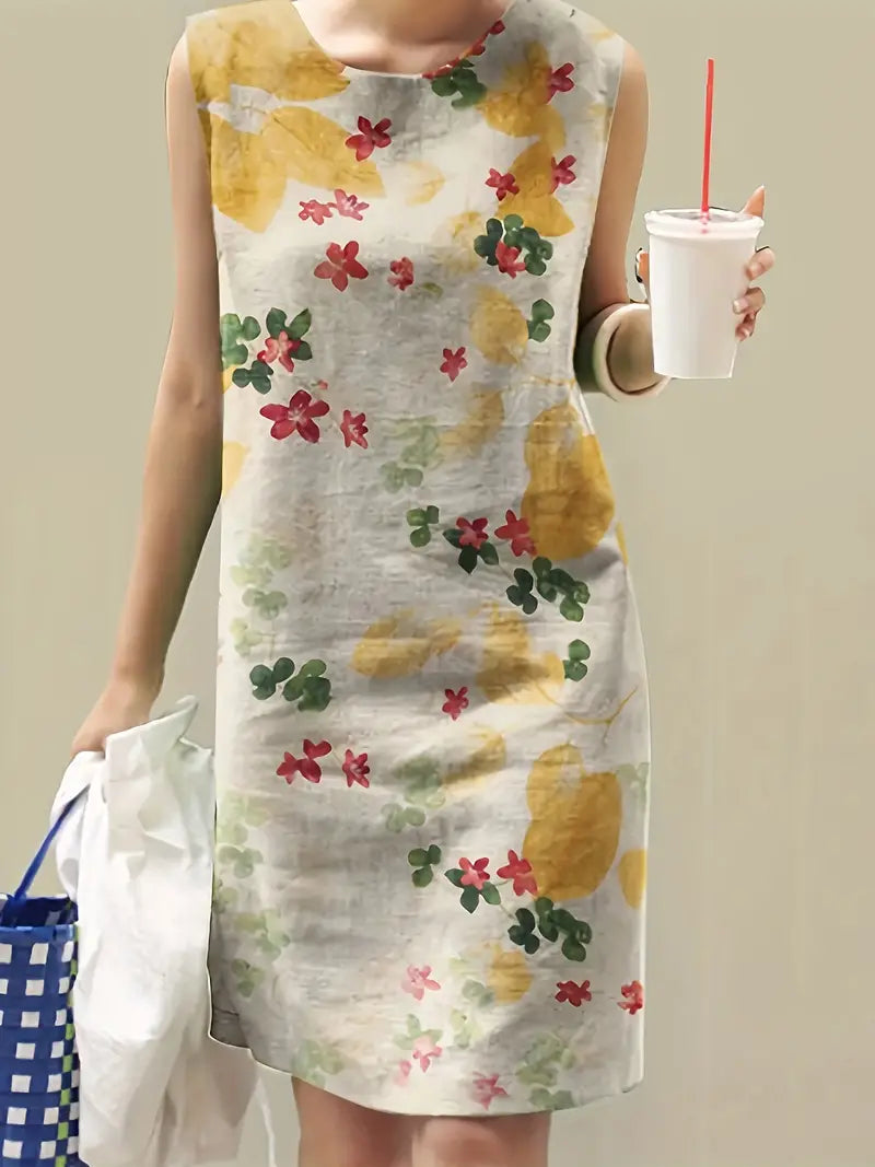 Liora | Blumenkleid mit Atmungsaktivem Design und Floralem Muster für Damen