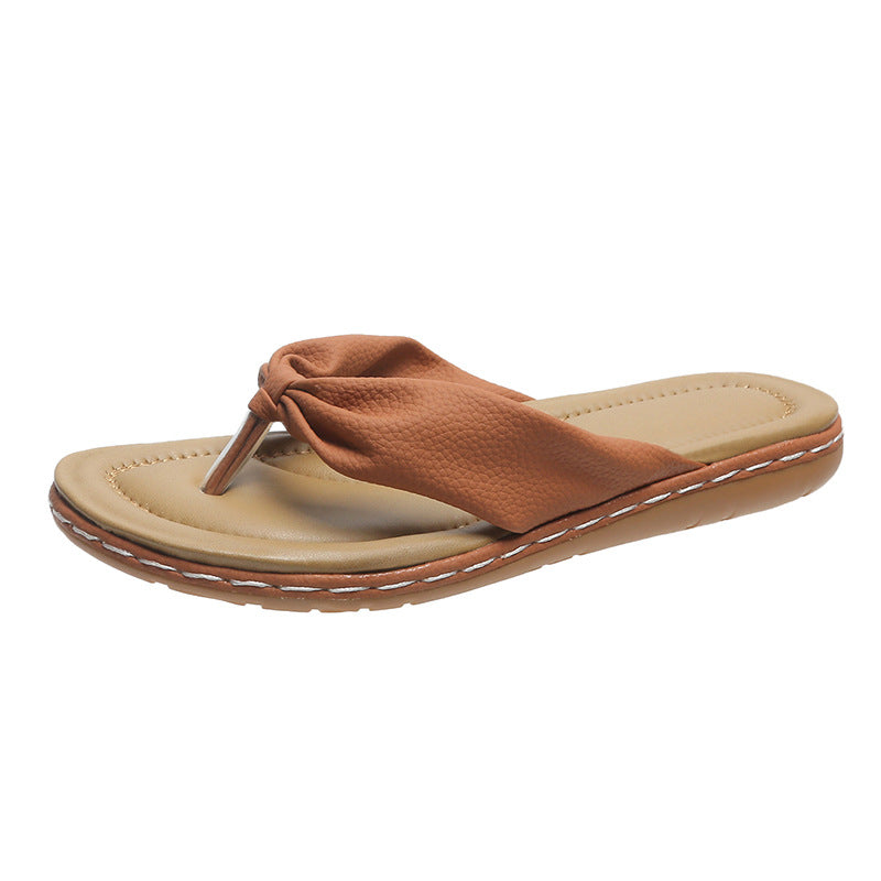 Stephanie | Clip Toe Bow Hausschuhe