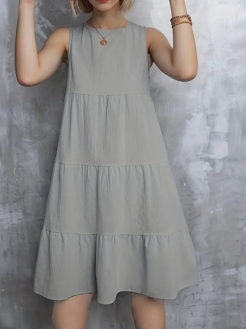 Livia | A-Linien-Kleid mit Fließendem Design und Eleganten Schichten für Damen