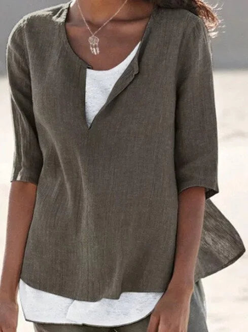 Isabella | Bluse mit Atmungsaktivem Stoff und Lässigem Schnitt für Damen