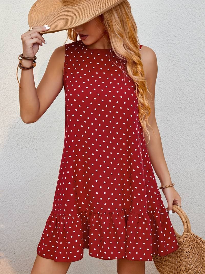 Lia | Kurzkleid mit Pünktchen-Design und Elegantem Schnitt für Damen