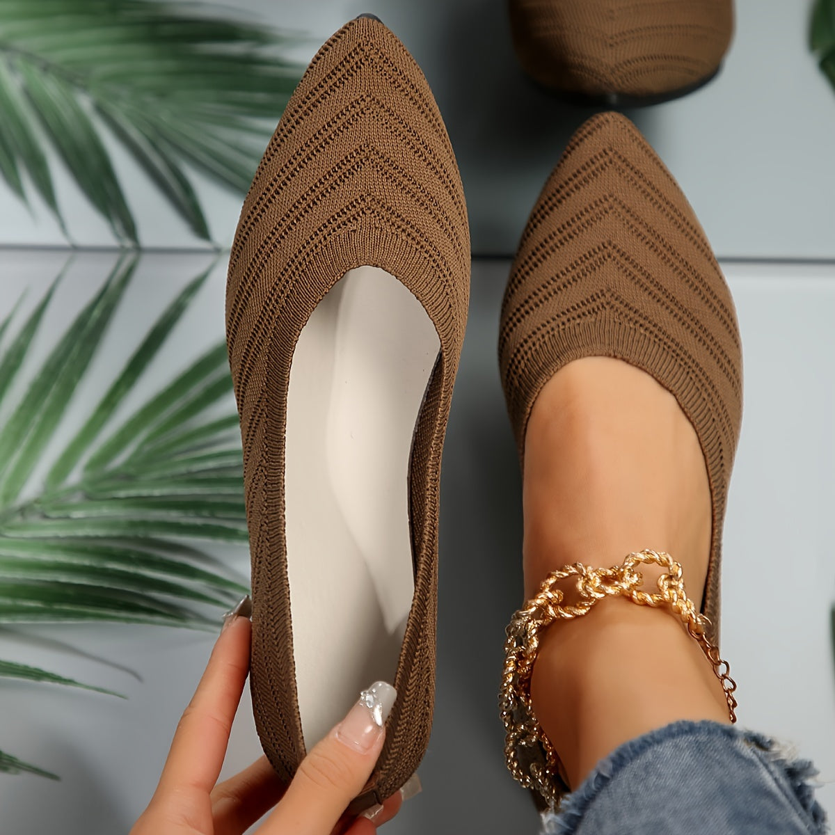 Violy | Damen Komfort-Flachschuhe