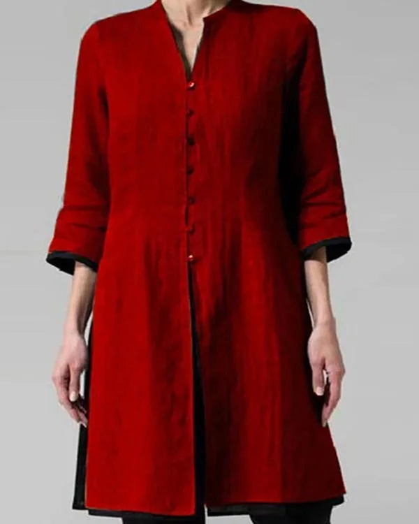 Livia | Leinentunika mit Eleganter Passform und Zeitlosem Design für Frauen
