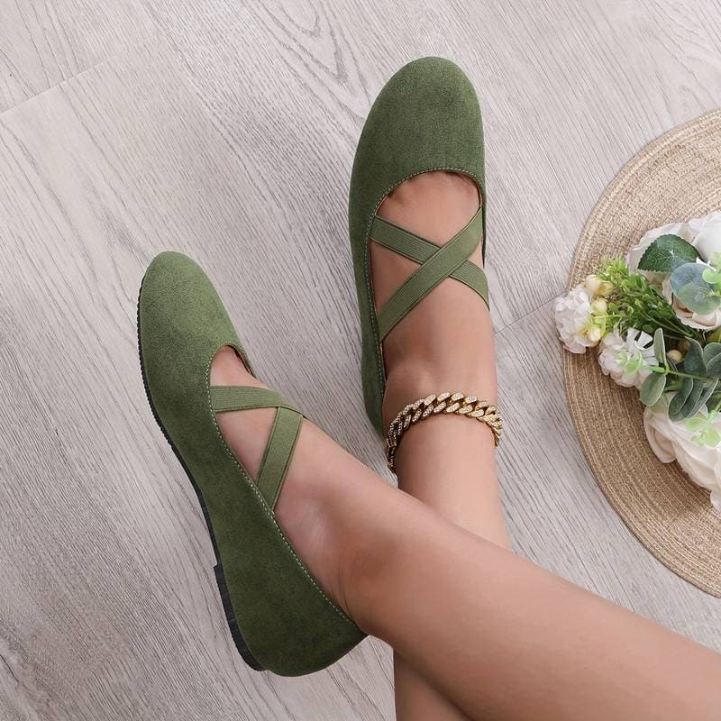 Luna | Ballerinas mit Leopardenmuster und Bequemem Schlupfdesign für Damen