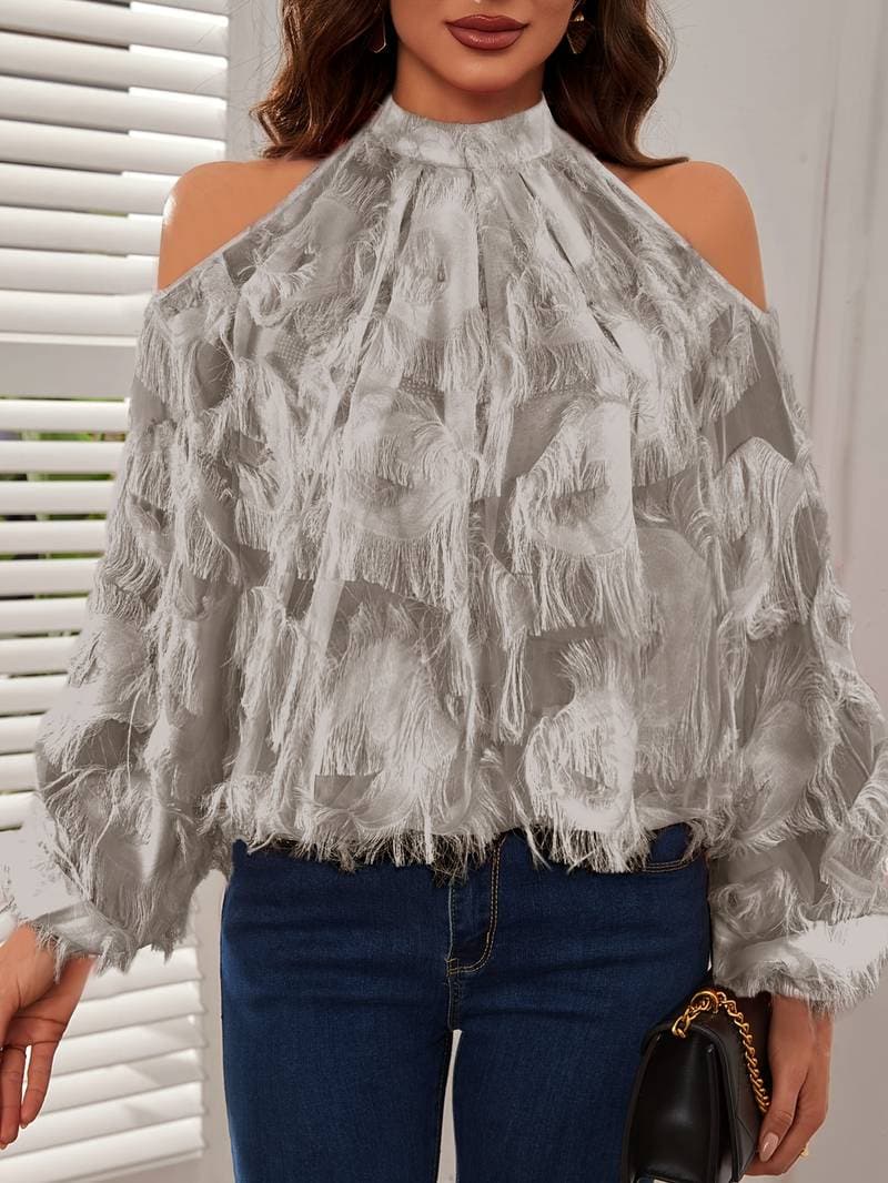 Seraphina | Bluse mit Eleganten Details und Transparente Stoffe für Frauen