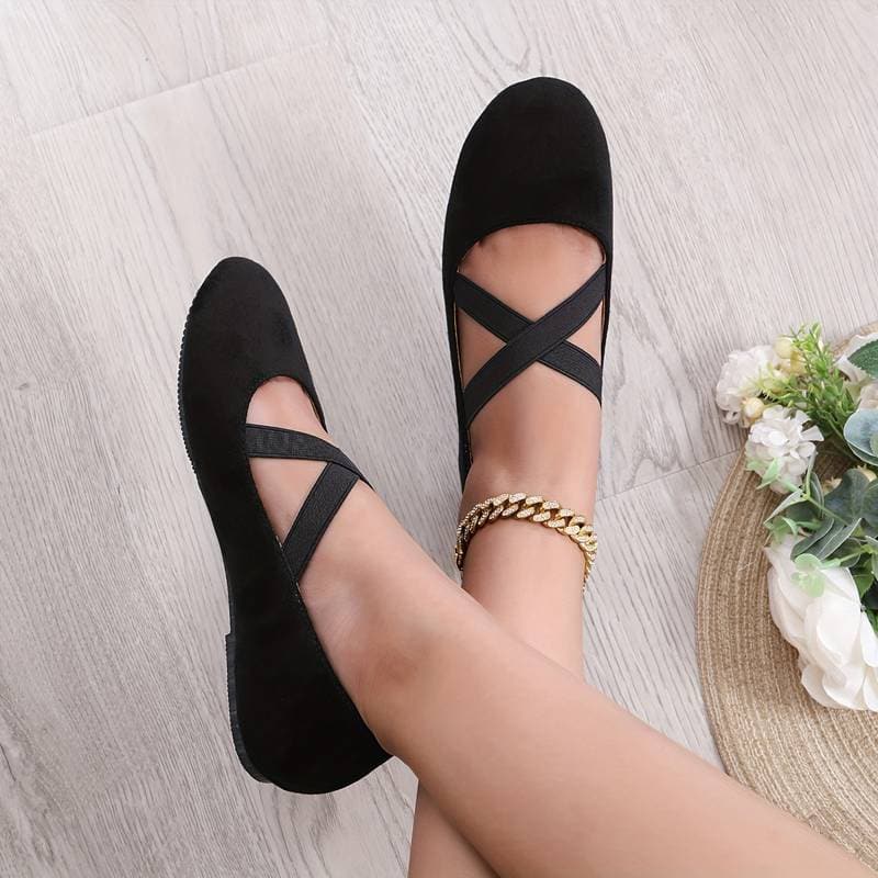 Luna | Ballerinas mit Leopardenmuster und Bequemem Schlupfdesign für Damen