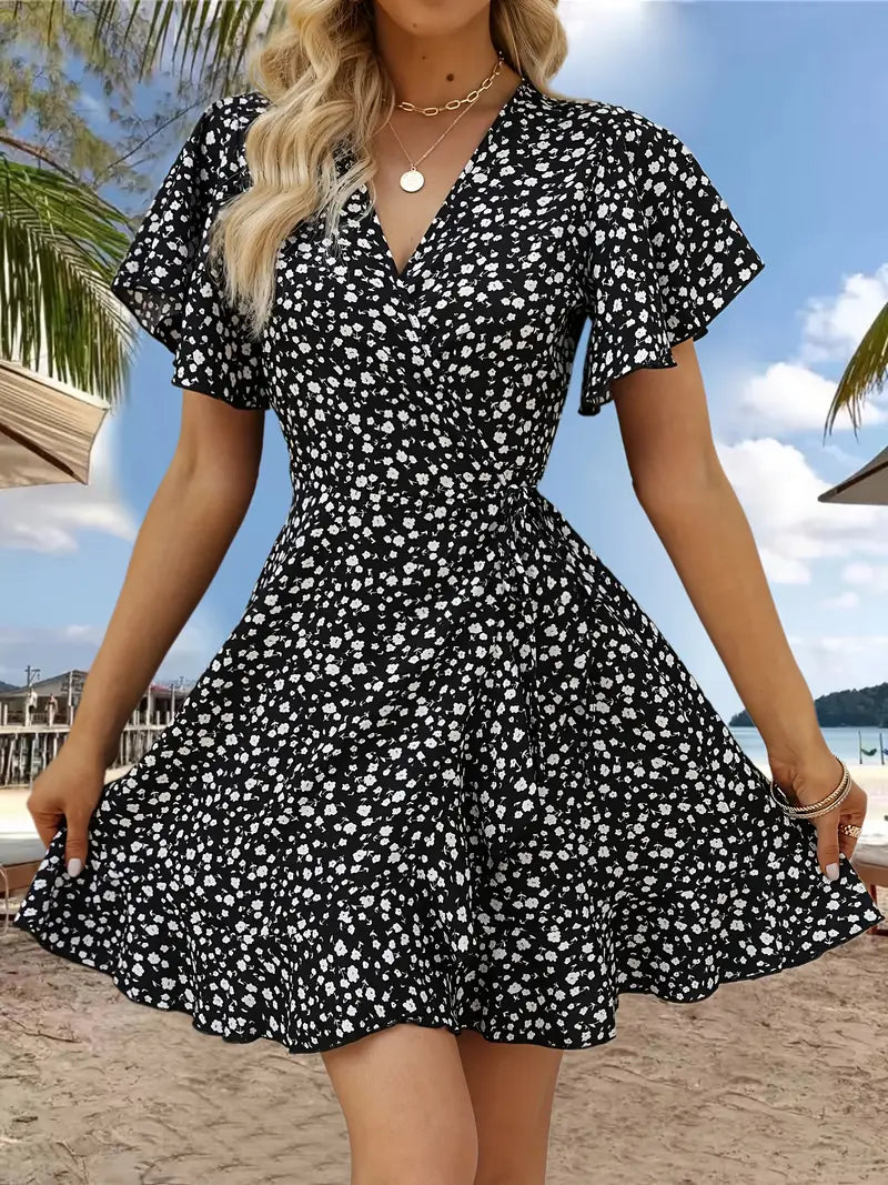 Liora | Sommerkleid mit Verspieltem Schnitt und Blumenmuster für Frauen