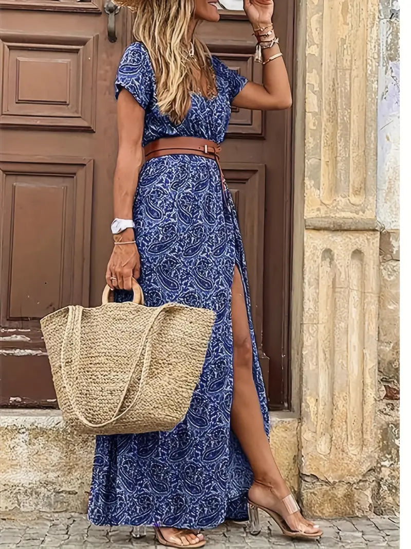 Liora | Maxikleid mit Floralem Muster und Zeitlosem Stil für Damen