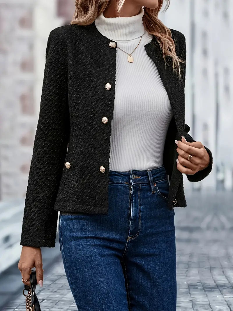 Amara | Tweed-Jacke mit Eleganz und Taillierter Passform für Frauen