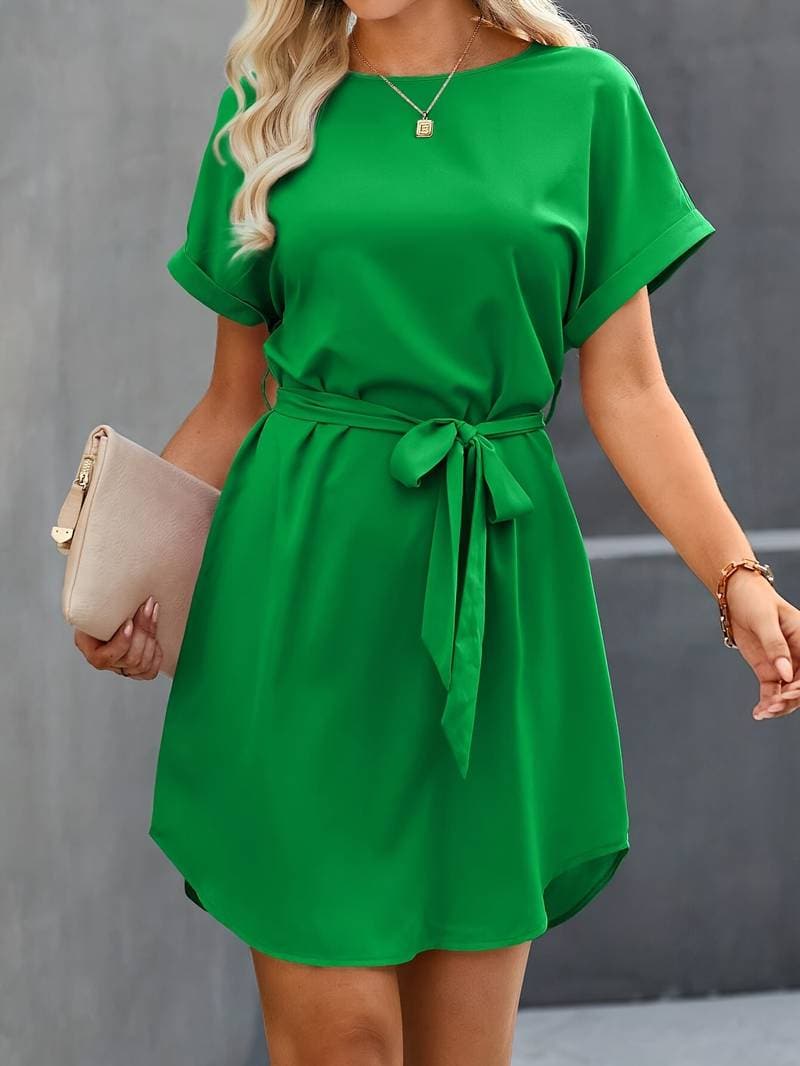 Livia | Tunika-Kleid mit Gürtel und Luftiger Silhouette für Frauen