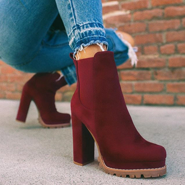Margaret | Stiefelette mit runder Fußspitze für Damen