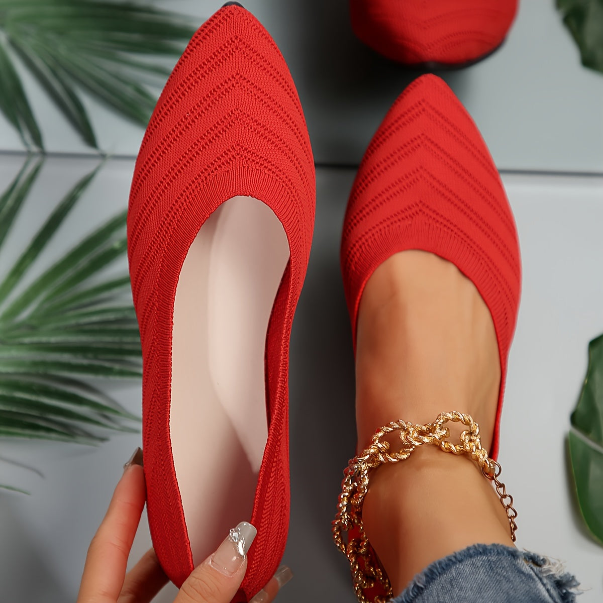 Violy | Damen Komfort-Flachschuhe