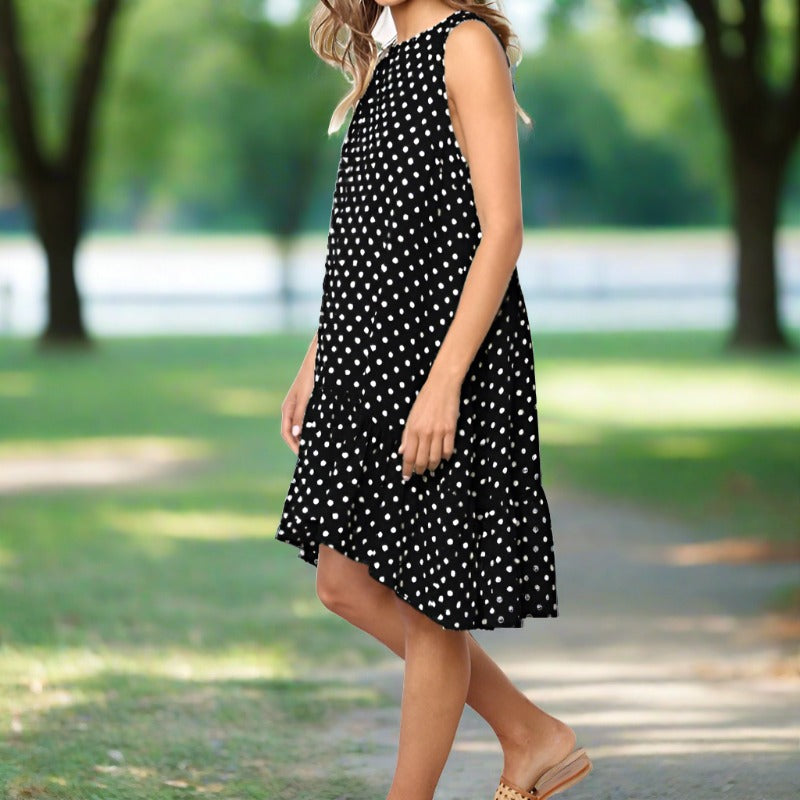 Livia | Sommerkleid mit Verspieltem Punktemuster und Luftiger Silhouette für Damen