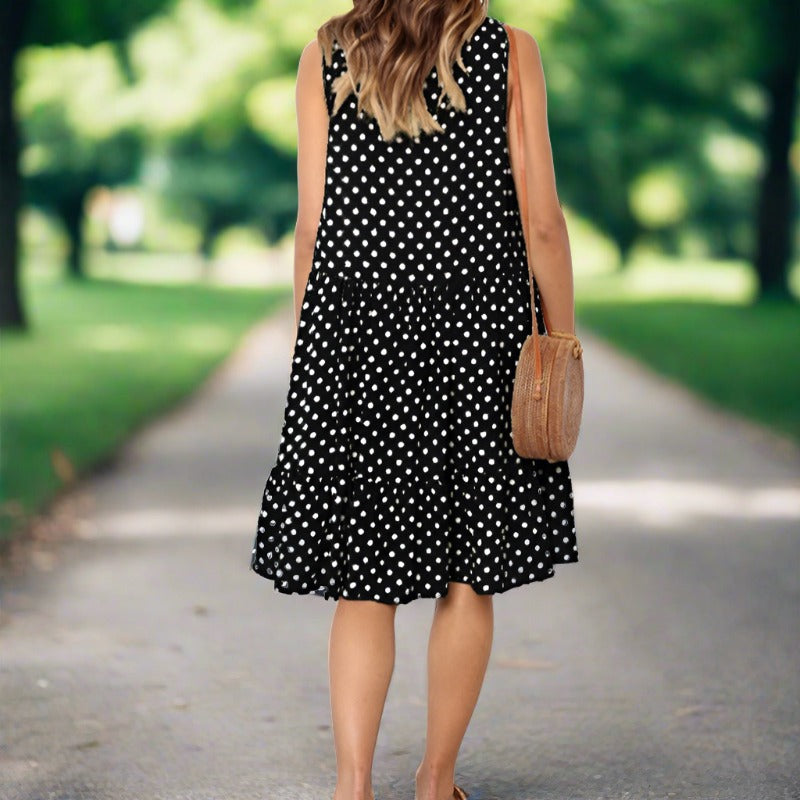 Livia | Sommerkleid mit Verspieltem Punktemuster und Luftiger Silhouette für Damen