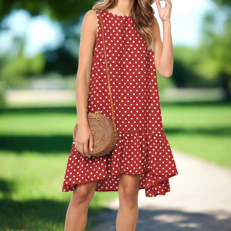 Livia | Sommerkleid mit Verspieltem Punktemuster und Luftiger Silhouette für Damen