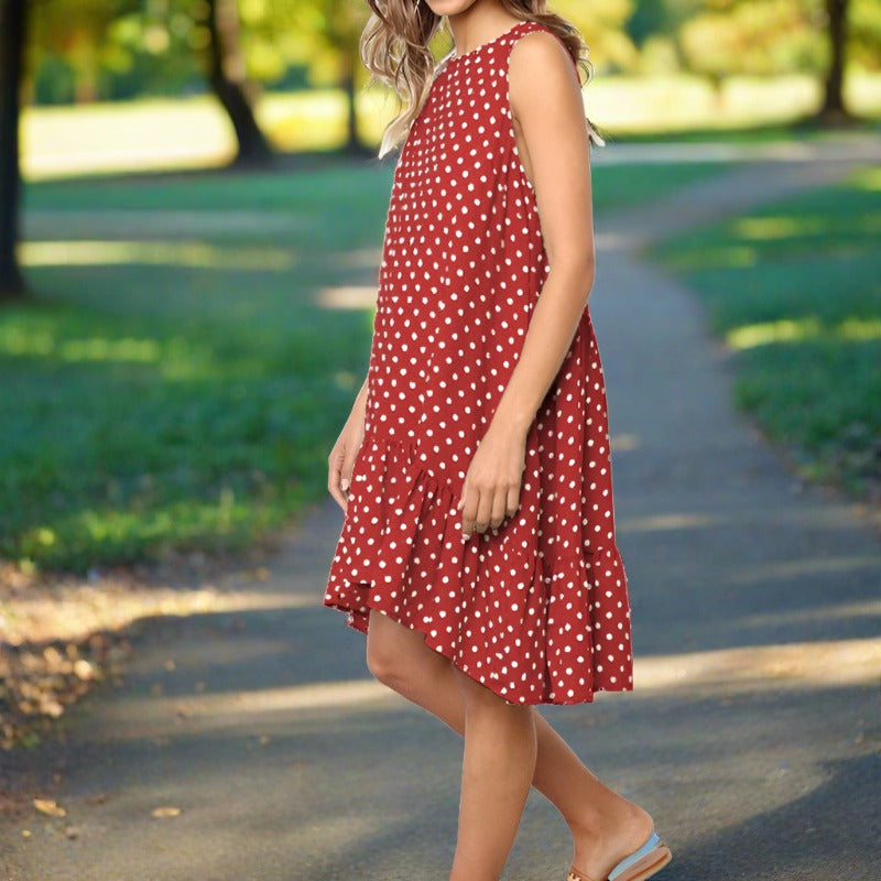 Livia | Sommerkleid mit Verspieltem Punktemuster und Luftiger Silhouette für Damen