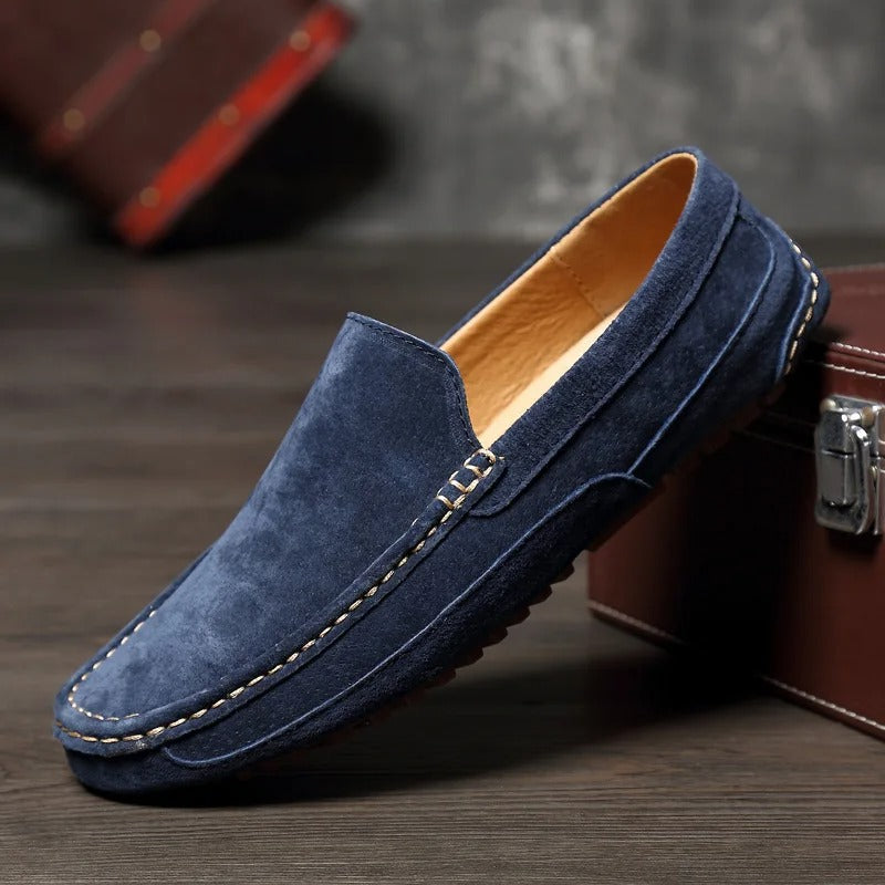 Josh - Stilvolle, bequeme Wildleder-Loafers für Herren