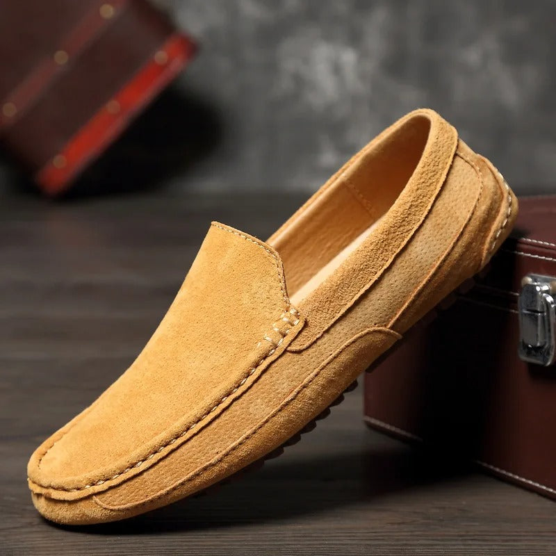 Josh - Stilvolle, bequeme Wildleder-Loafers für Herren