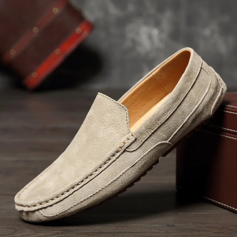 Josh - Stilvolle, bequeme Wildleder-Loafers für Herren