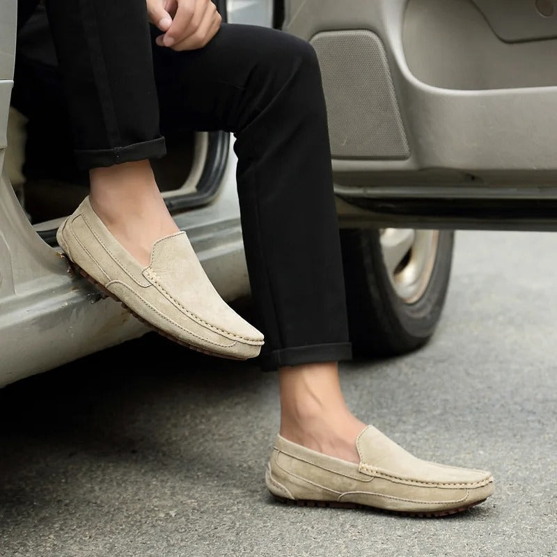 Josh - Stilvolle, bequeme Wildleder-Loafers für Herren
