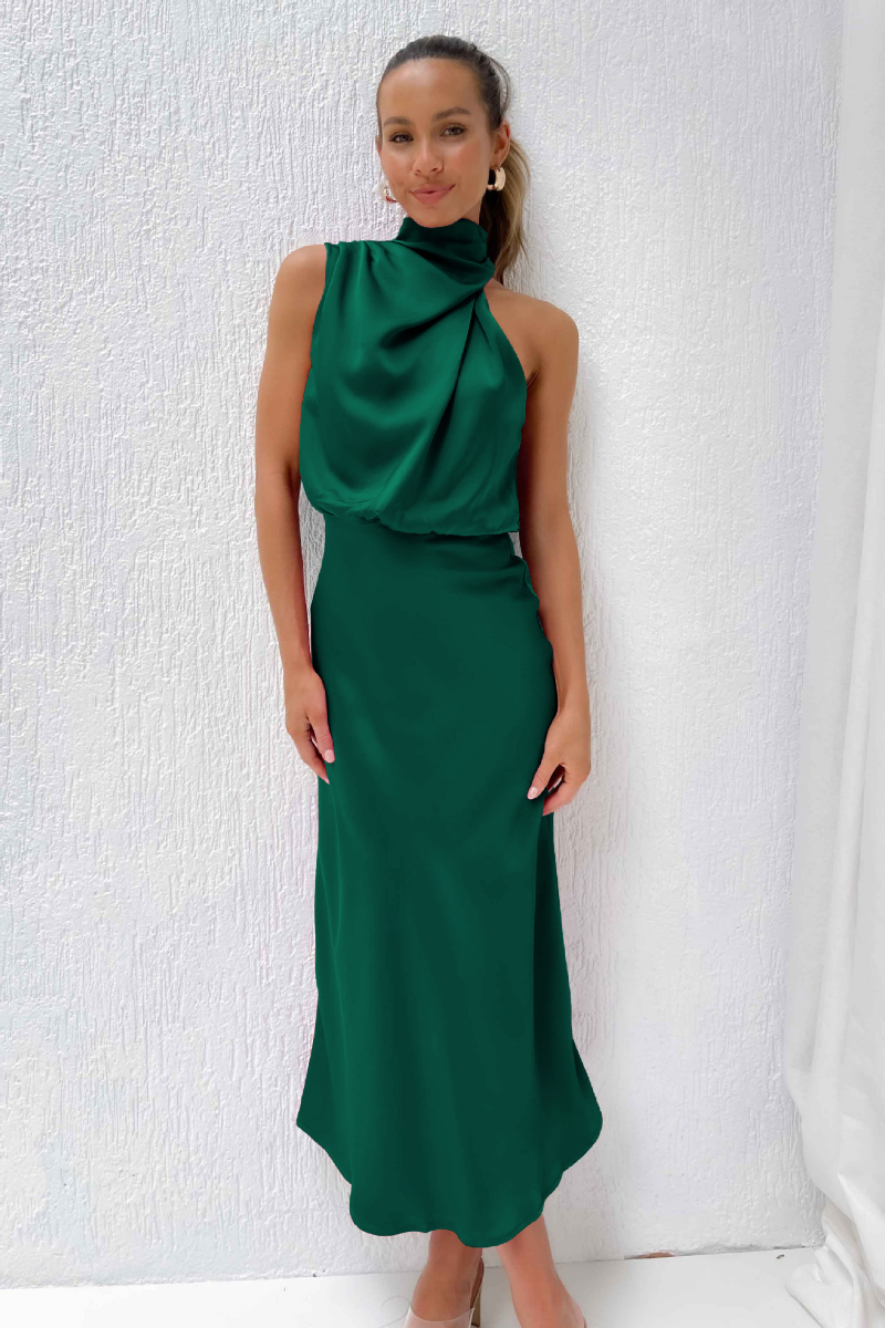 Vivienne | Abendkleid mit Luxuriösem Halter-Design und Taillierter Taille für Frauen