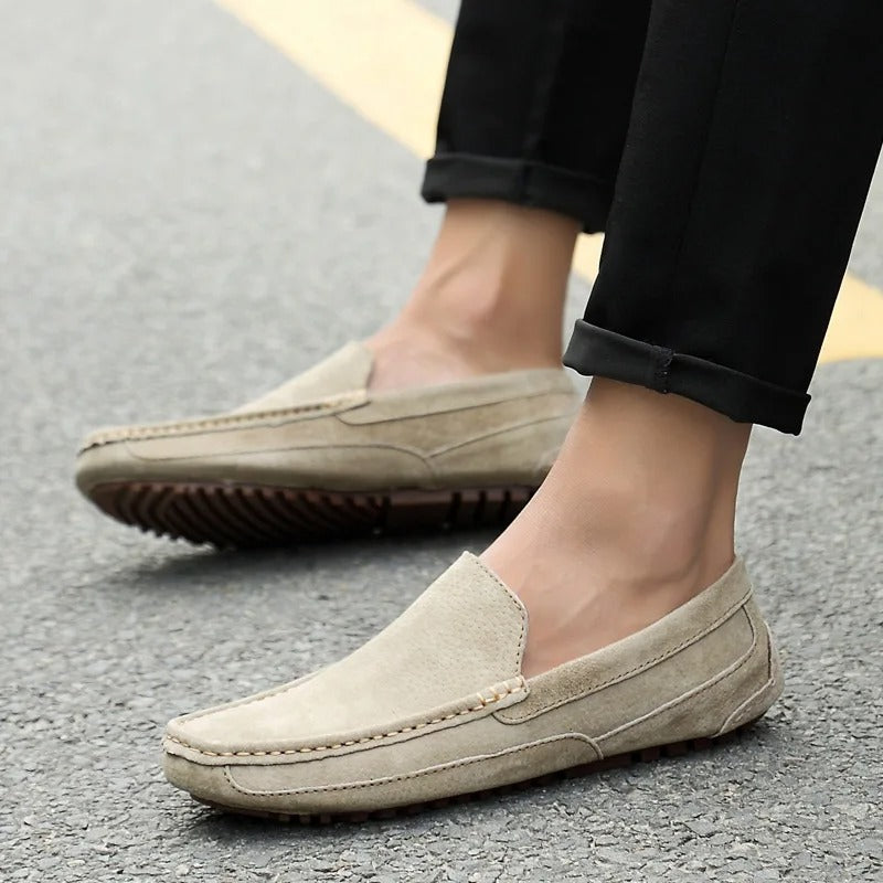 Josh - Stilvolle, bequeme Wildleder-Loafers für Herren