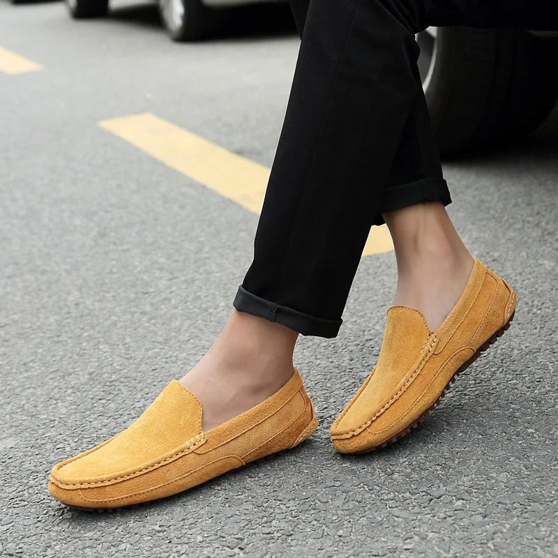Josh - Stilvolle, bequeme Wildleder-Loafers für Herren