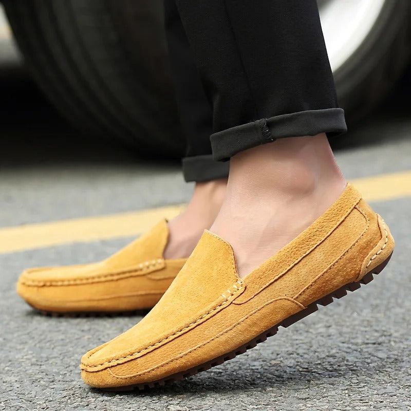 Josh - Stilvolle, bequeme Wildleder-Loafers für Herren