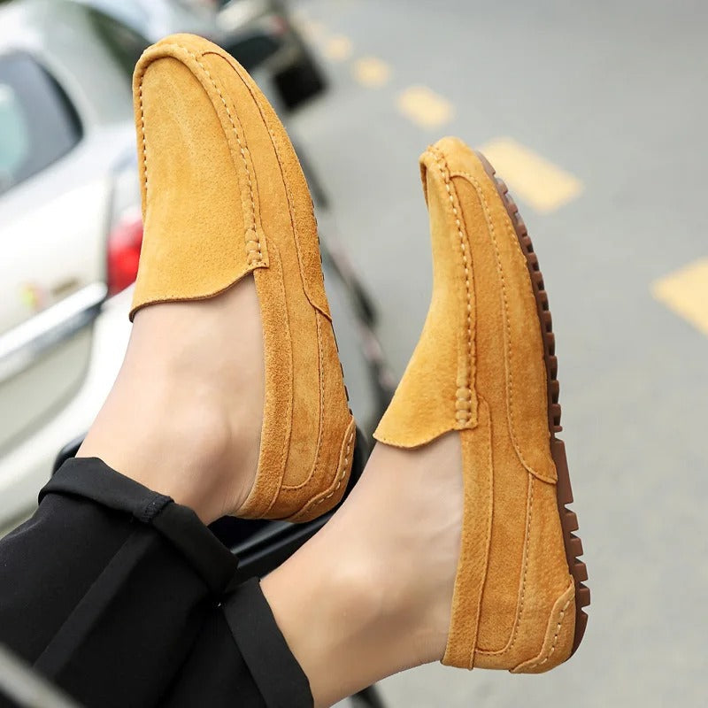 Josh - Stilvolle, bequeme Wildleder-Loafers für Herren