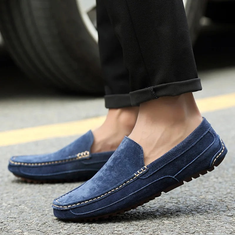 Josh - Stilvolle, bequeme Wildleder-Loafers für Herren